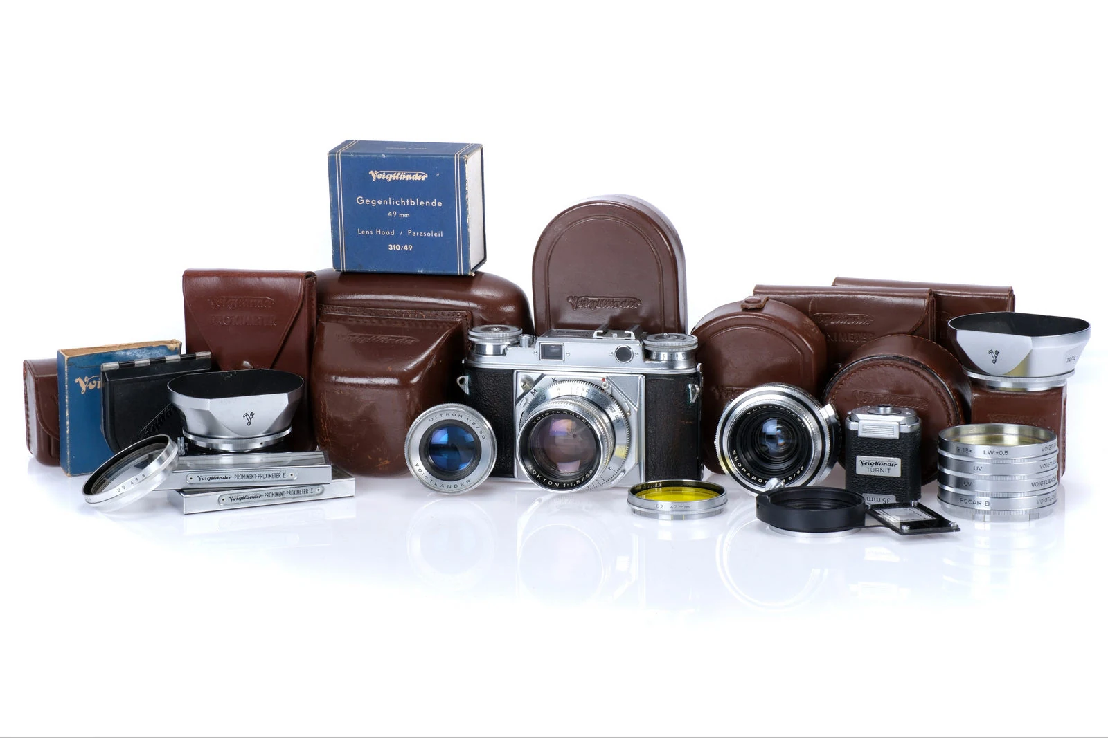 A Voigtländer Prominent Rangefinder Camera Outfit