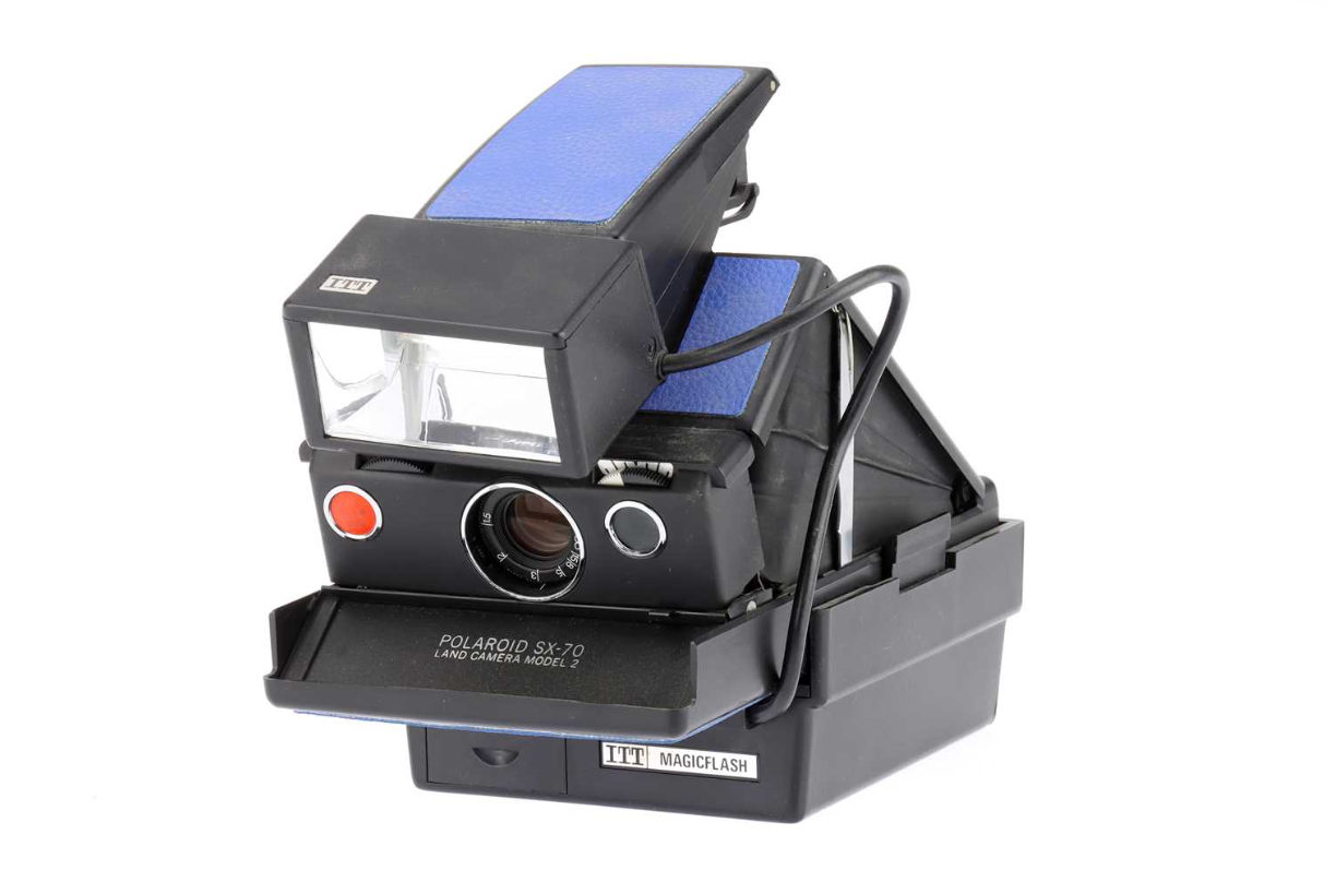 A Polaroid SX-70 Model 2 Land Camera — view 1