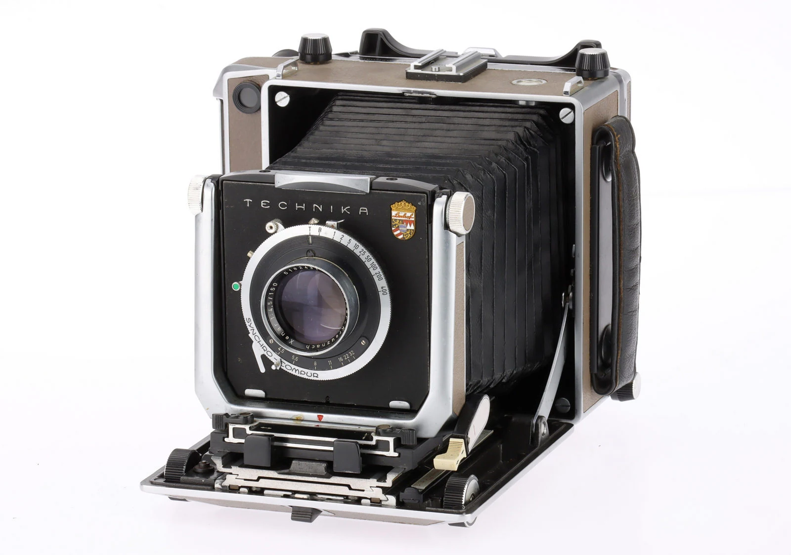 A Linhof Super Technika Model V 5x4 Large Format Camera